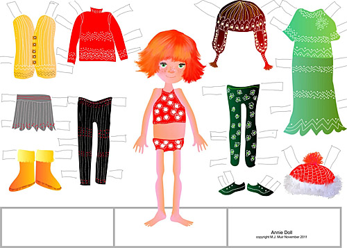 бумажные куклы своими руками