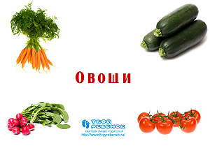 Презентация Овощи