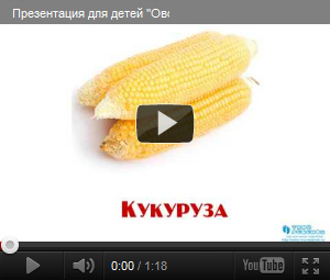 Видеопрезентация Овощи