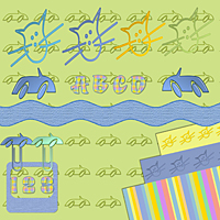 Скрап-набор для мальчика