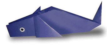 Оригами дельфин