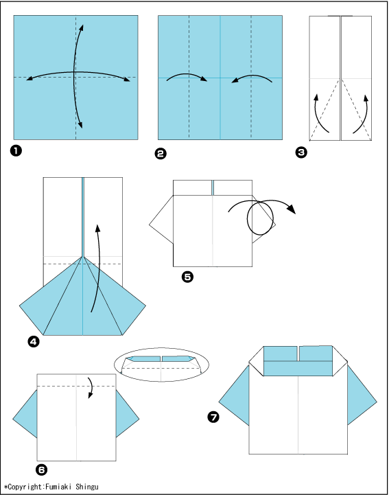 Схема оригами детская одежда
