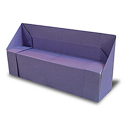 Оригами мебель для детей