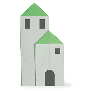 Оригами домик