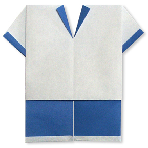 Оригами футболка