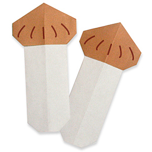 Оригами грибы