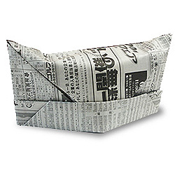 Оригами кепка из газеты