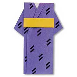 Оригами кимоно