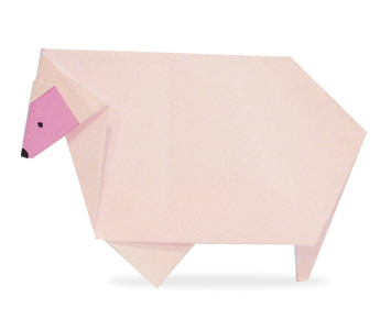 Оригами овца