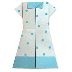 Оригами платье