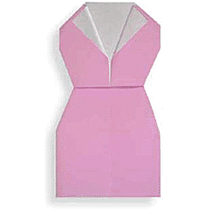 Оригами платье