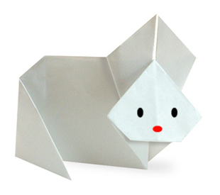 Оригами кролик