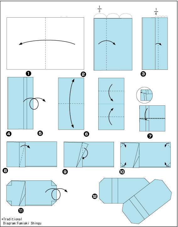 Схема оригами тапочки из газеты