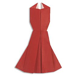 Оригами вечернее платье