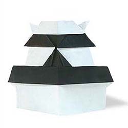 Оригами японский замок