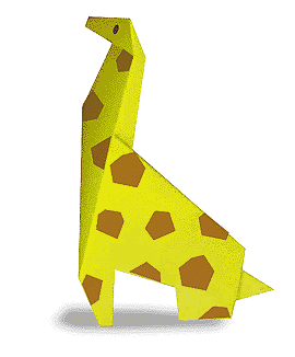 Оригами жираф